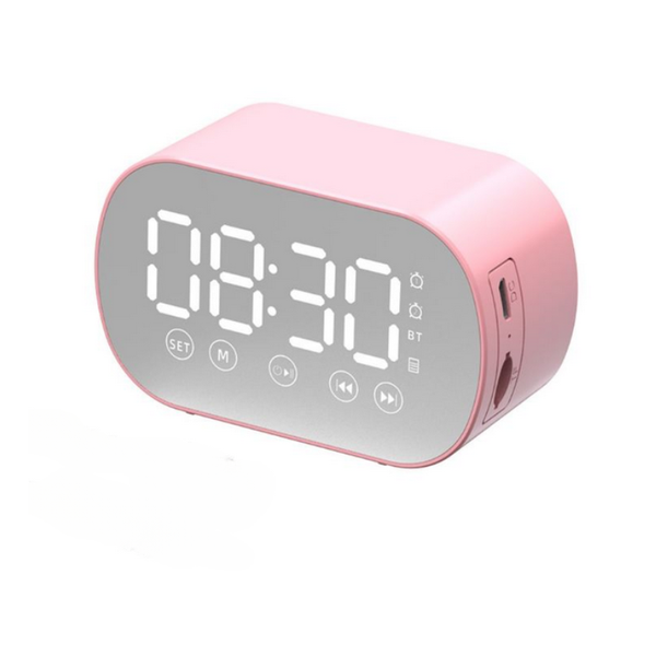 S15 Mirror Alarm Clock Bluetooth Speaker