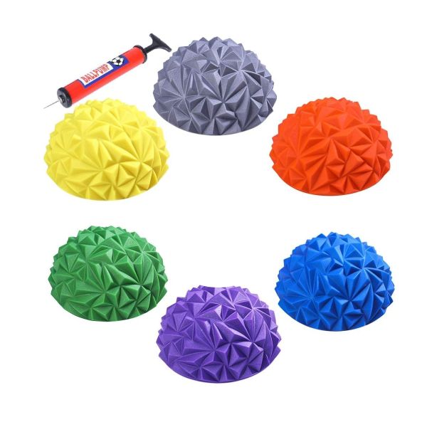 Pack of 6 Kids Sensory Balancing Stepping Stones - Multi Color