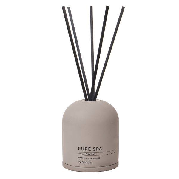 Blomus Room Diffuser: Royal Leather Scent in Grey Container FRAGA 100ml