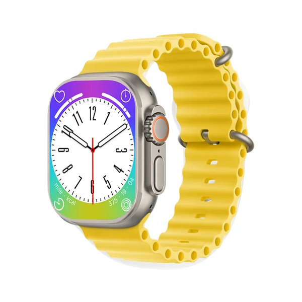 Yellow Fitness Tracker Smart Watch