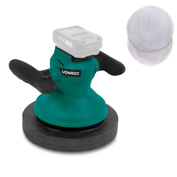 VONROC Polisher 20V - 240mm | Excl battery and quick charger