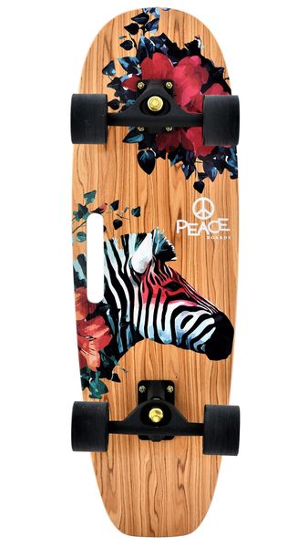 Charger X CRUISE Series 33 Inch Rounded Tail ZEBRA Deck Cruiser