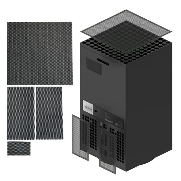 1 Set Cooling Fan Filter Dustproof Cover for Xbox Series X Gaming