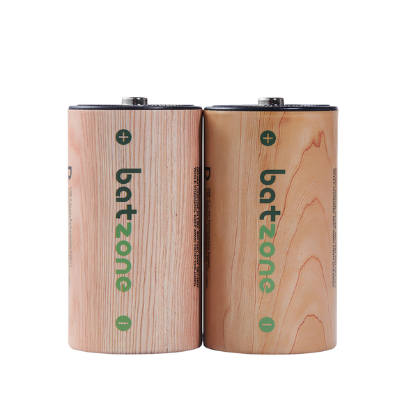 Batzone USB-C Li-ion C 7200mWh Rechargeable Batteries - 2 Pieces