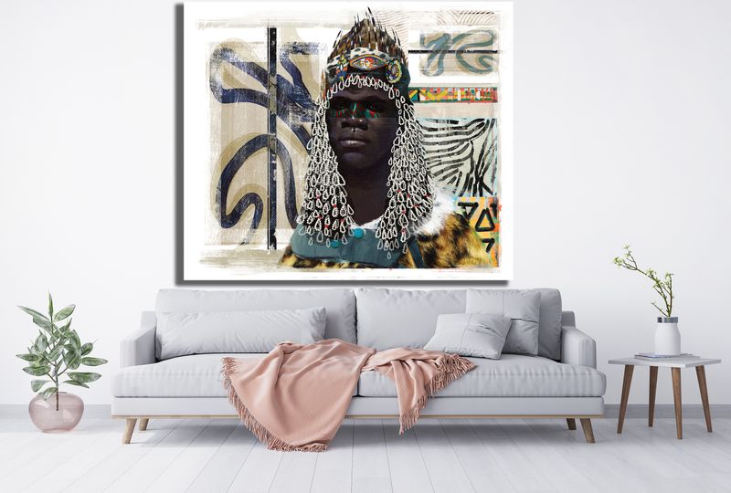 0035 African Culture Woman Canvas