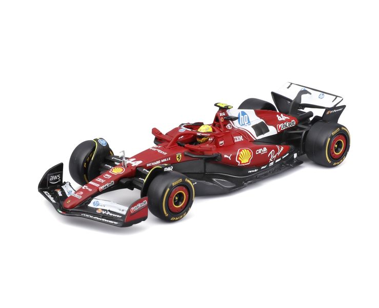Bburago 1/43 Ferrari F1 SF-25 2025 with Collectors Hard Case #44 Hamilton