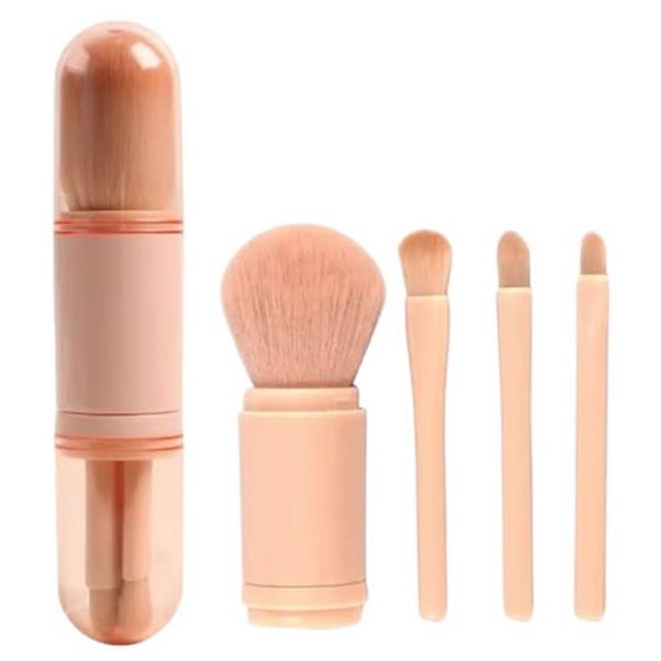 Mini Makeup Brush Set Holder - 4 Piece