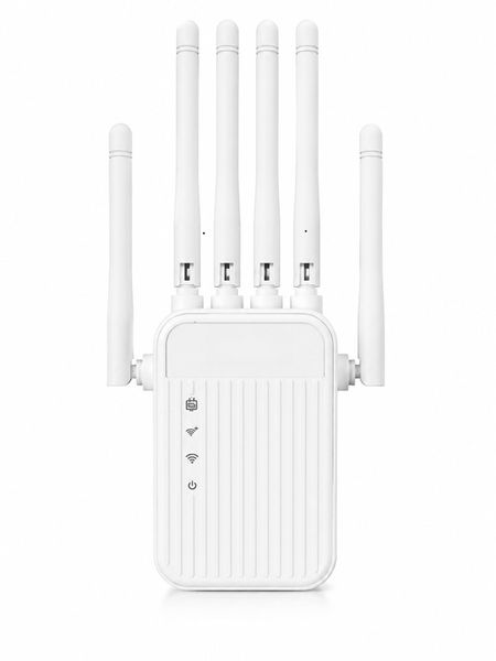Wireless WiFi Booster &amp; Signal Amplifier - 900Mbps Internet Range Extender