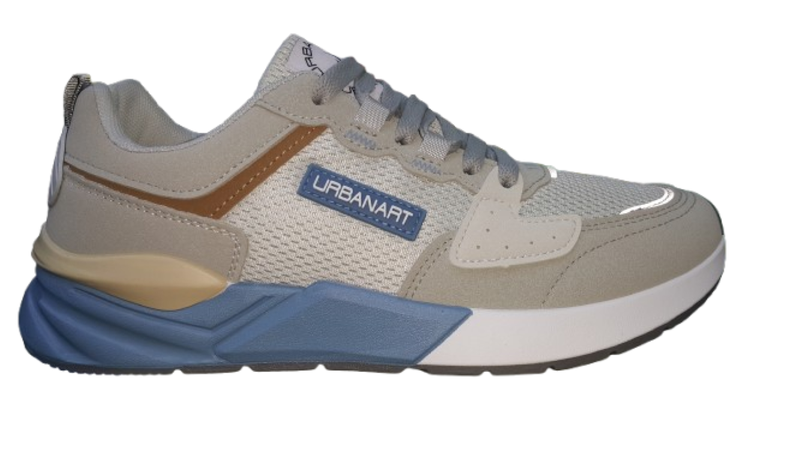 URBANART Men Sneaker Grey Nubuck PU Casual