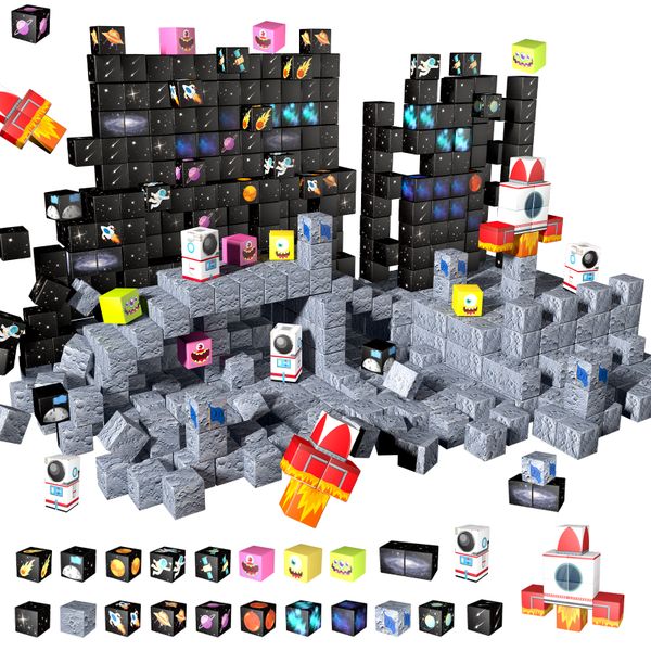 DIY Starry Sky Building Magnetic Building Blocks Set