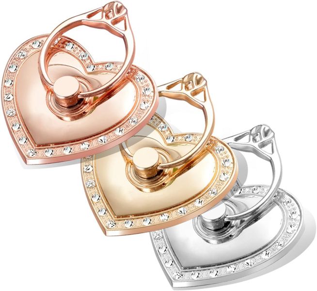 3PCS Phone Stand,Metal Stainless Phone &amp; Tablet Anti Drop Ring Stand Holder