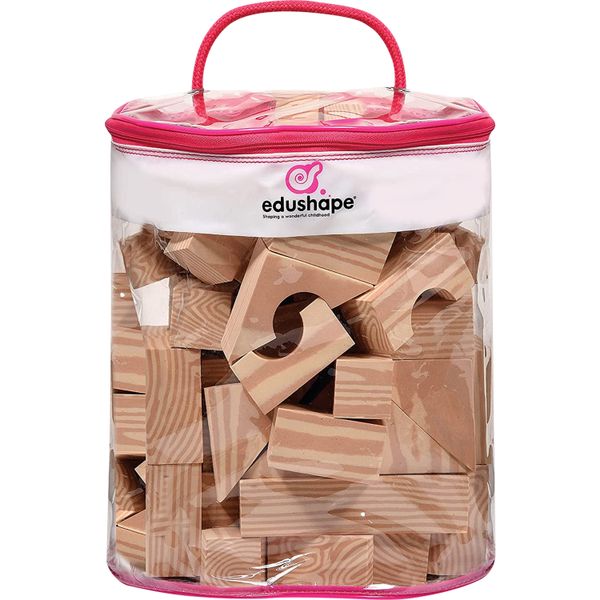 Wood like Edu Blocks 80 Pieces in PVC