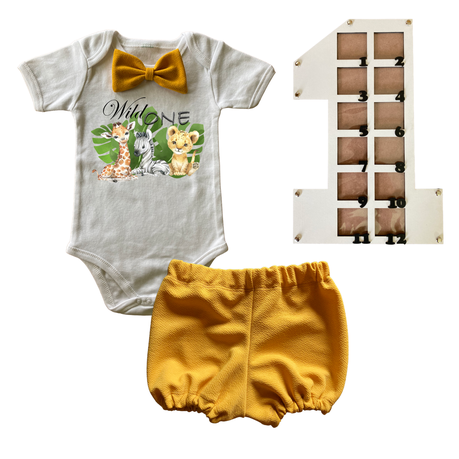 1st birthday jungle outfit best sale