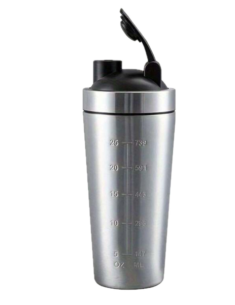 Luxurious Stainless Steel Shaker Bottle - 750ml