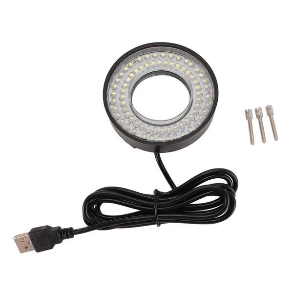 72-LED USB Microscope Ring Light 6500-7500K
