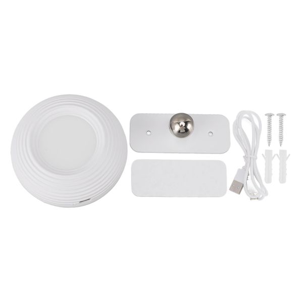 White Magnetic Rechargeable Reading Wall Lamp Touch Control