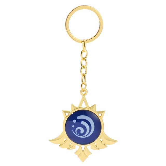Genshin Impact Video Game Element Vision Pendant Keyring/Keychain