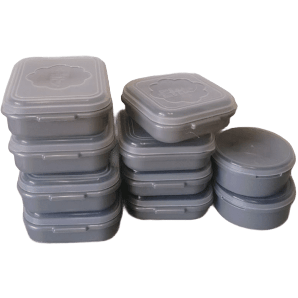 Grey Storage Containers