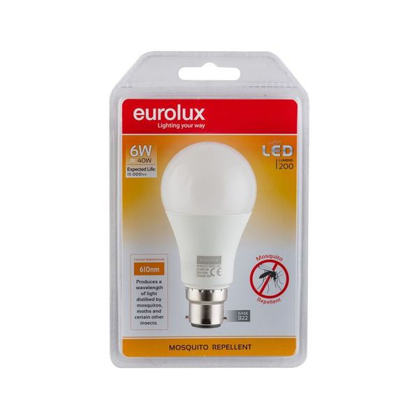 Eurolux - Lamp Led Mosquiteo Repellent B22 6W - 2 Pack