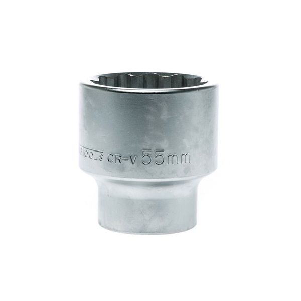 TengTools - 1inch Socket 12 pt Metric 55mm - M110555
