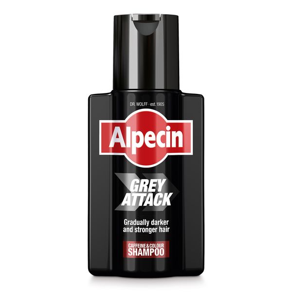 Alpecin Grey Attack Caffeine &amp; Colour Shampoo for Men, 200ml