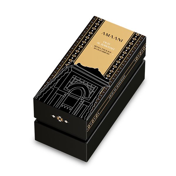 Amaani Oud Bricks Refills - Oud Al Rawdah