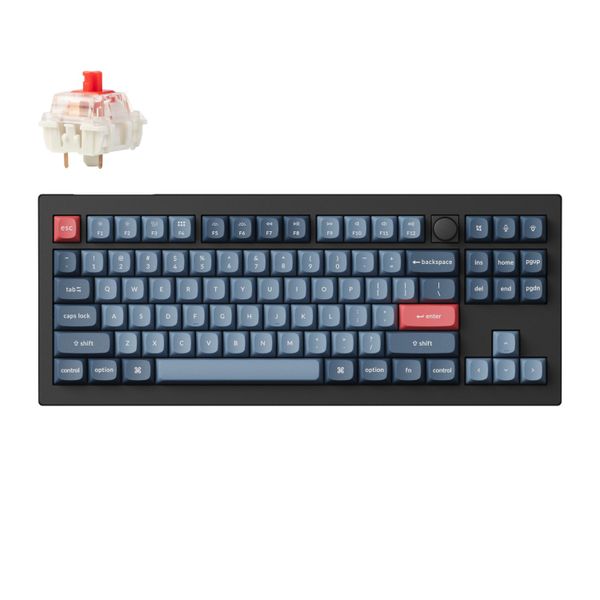 Keychron V3 Max QMK/VIA 80% Wireless Mechanical Keyboard - Red Switch
