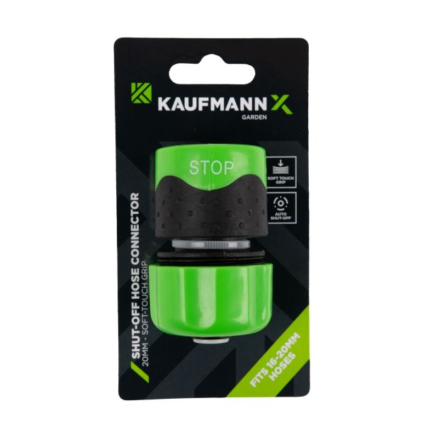 Kaufmann X Soft Touch 20Mm Con Hose Shut Off - 3 Pack