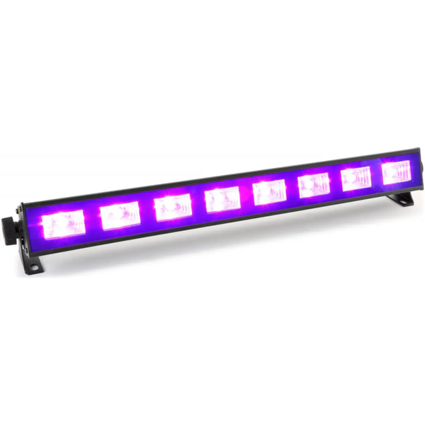 Beamz BUV93 LED Bar - 8x 3W UV LEDs