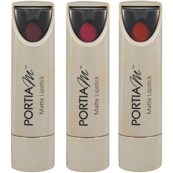Portia M Go Glam Matte Lipstick Set x 2