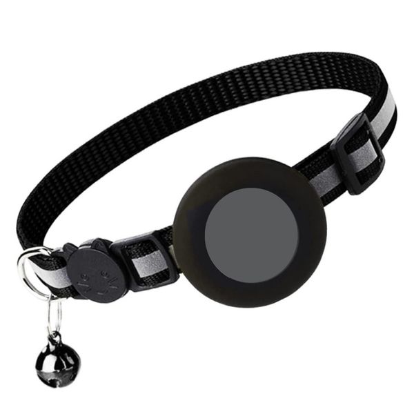 QYNIAL Breakaway Cat Collar With AirTag Holder &amp; Bell