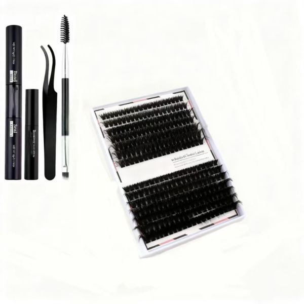 Halloween BlackStyle 280 Pieces Of False Eyelash Extensions 8-16mm Set