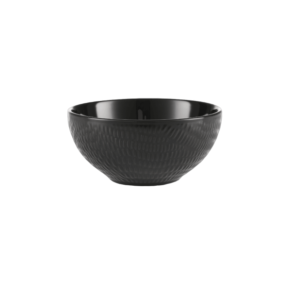 YVONNE Chaka Chaka - Rice Cereal Bowl Black Set of 4