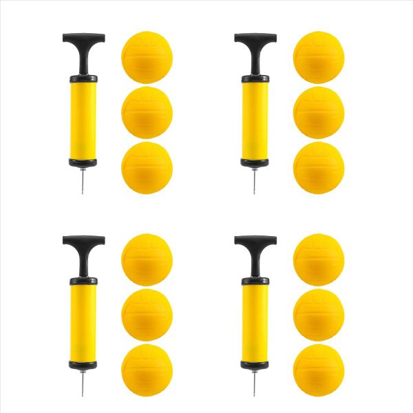 Viminston Roundnet Game Ball Replaceable Balls Mini 3-Pack With Pump