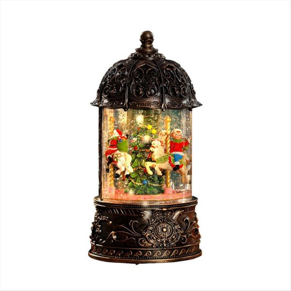 Music Lanterns With Rotating Flashing Snowballs Music Boxes