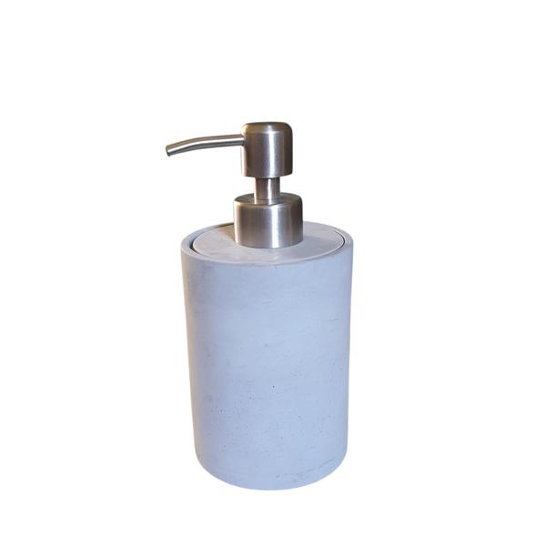 Earth to Eden - Cement Soap Dispenser with Stainless Steel pump