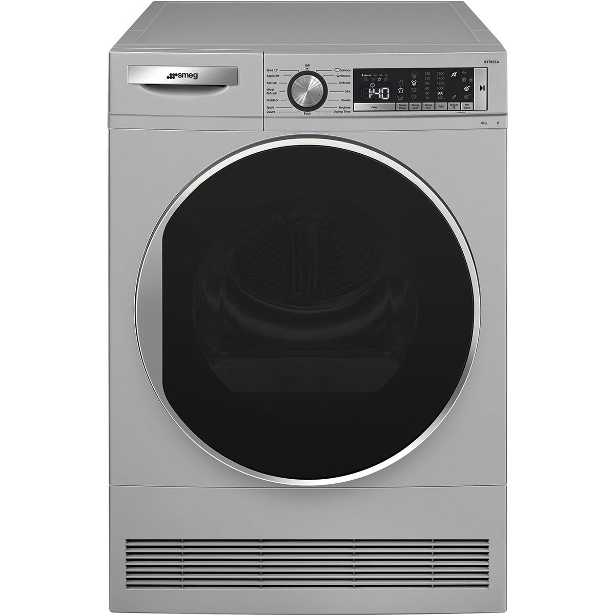 SMEG D3T8SSA Condenser Tumble Dryer (8 kg) (Silver)