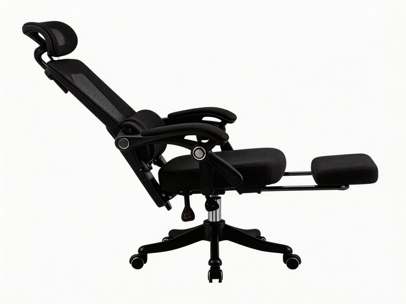Furnny Ergonomic Office Chair with Footrest 3 Level AdjustableLumbarSupport
