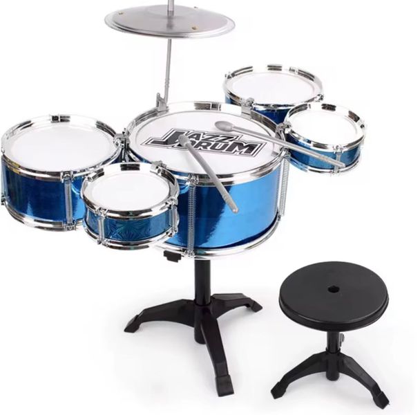 Toddler Drum Set (1-3 Years) - Light-Up Musical Toy Drum Kit for Kids
