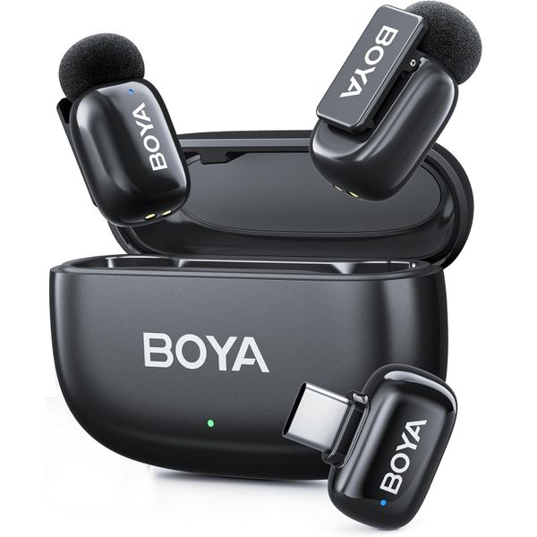 Boya Mini 2-02 Wireless Mic System for USB-C Devices 2.4GHz 24-bit