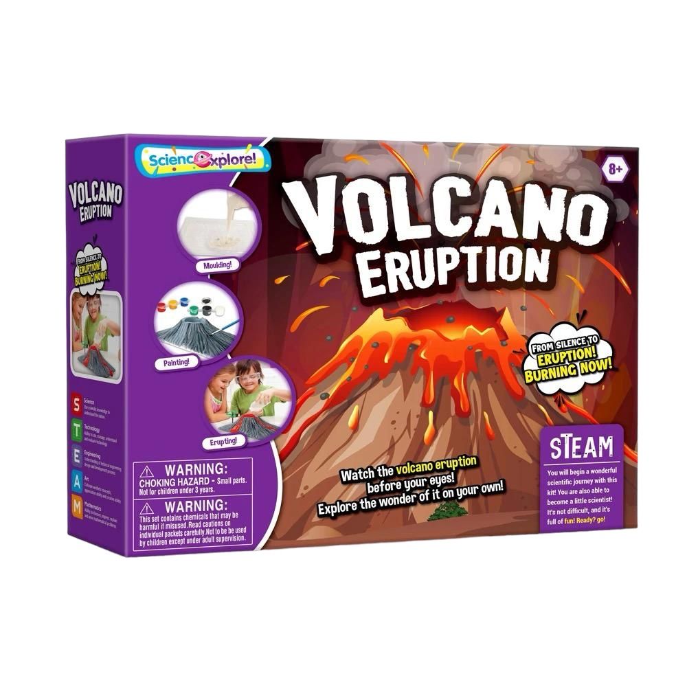 create volcanic eruptions experiment kit