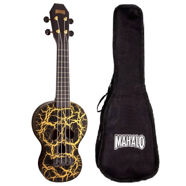 Mahalo Skull Ukulele with Pickup