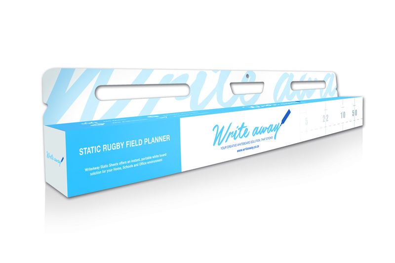WriteAway A1Rugby Field Static Planning Sheets (12 Sheet)