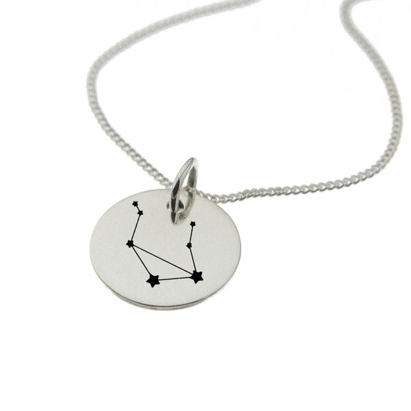 Libra Constellation Sterling Silver Necklace