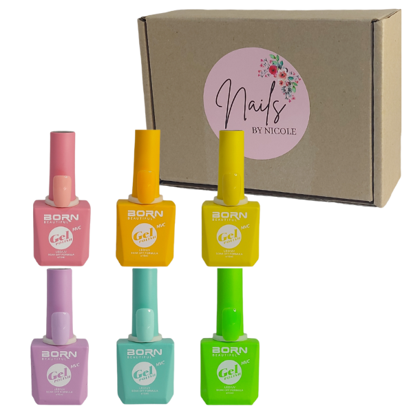 BB UV/LED Gel Nail Polish - Shades of Neon - 6 Piece - Nails by Nicole