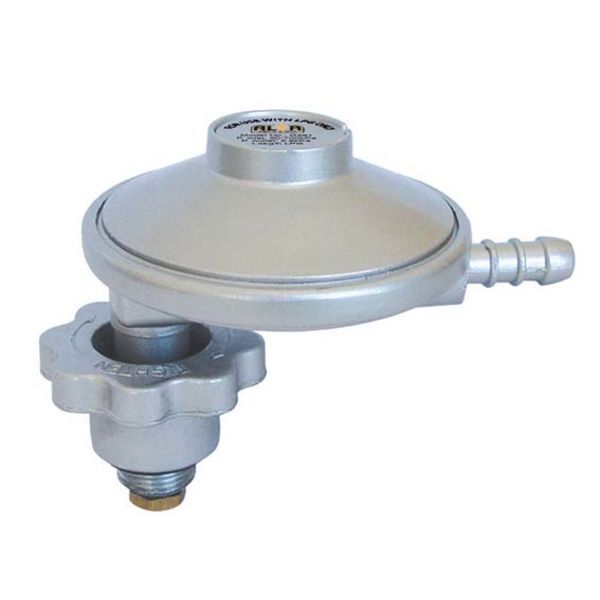 Alva - L-Shape Regulator: fits 3kg, 4.5kg &amp; 5kg cylinders