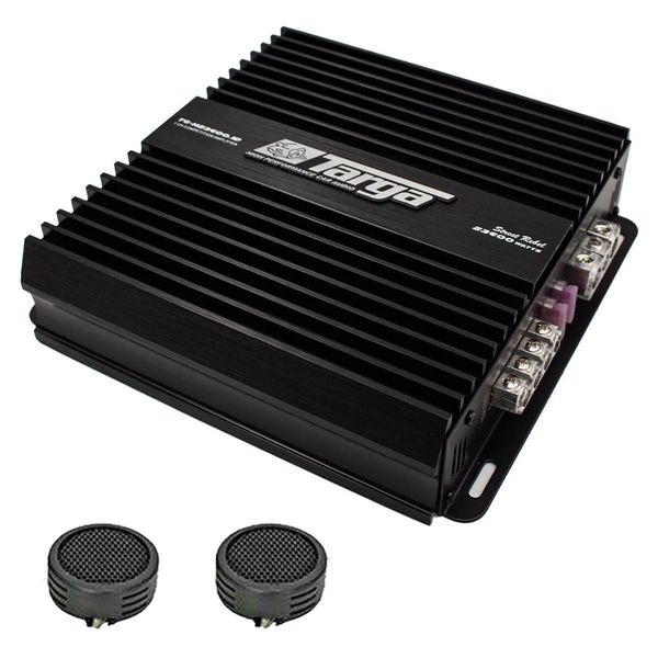 Targa TG-H23600.1D Class D 23600w Monoblock Amplifier &amp; Evo Tweeters