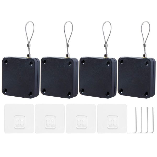 3 Meter Drill-Free Automatic Door Closer - Pack of 4