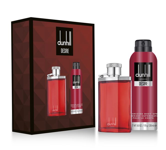 Dunhill Desire Red 100ml Edt and Complimentary 226ml Desire Red Body Spray
