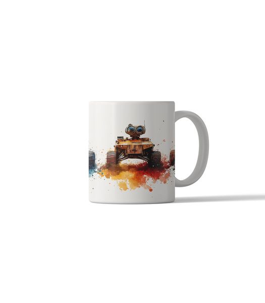 Retro Robot DSG 17 Printed Coffee Mug